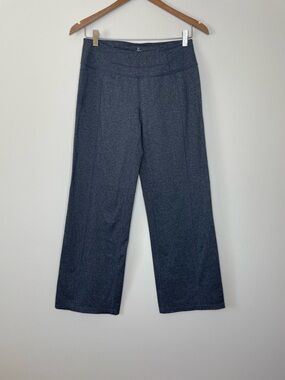 PrAna Charcoal Gray Wide Leg Yoga Pants